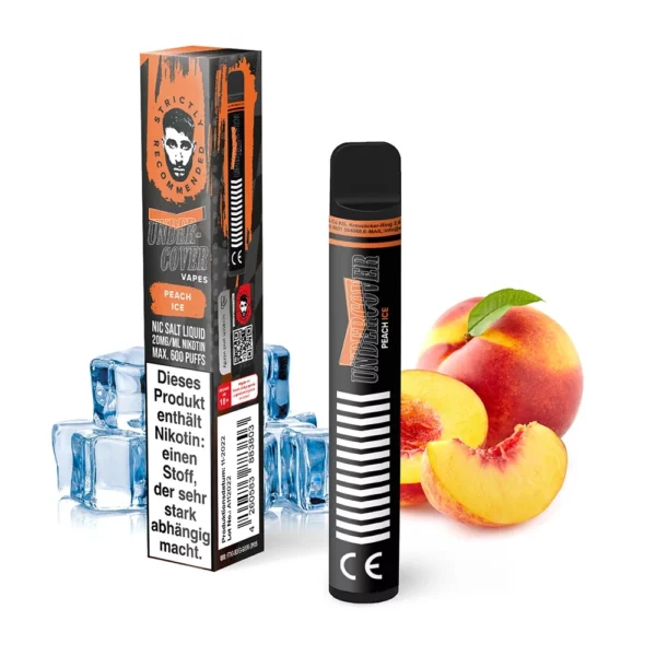 Undercover Vapes by Samra Peach Ice 600 Züge