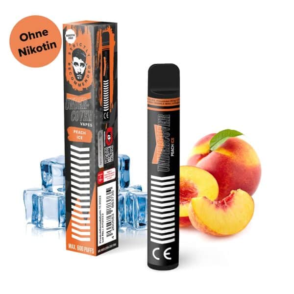 Undercover Vapes by Samra Peach Ice 600 Züge Ohne Nikotin