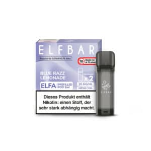 Elf bar Elfa Blue Razz Lemonade 2x Pods 600 Züge