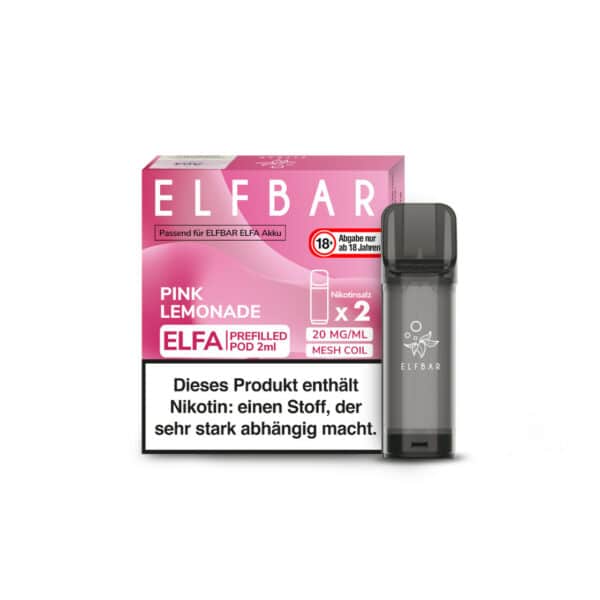 Elf bar Elfa Pink Lemonade 2x Pods 600 Züge