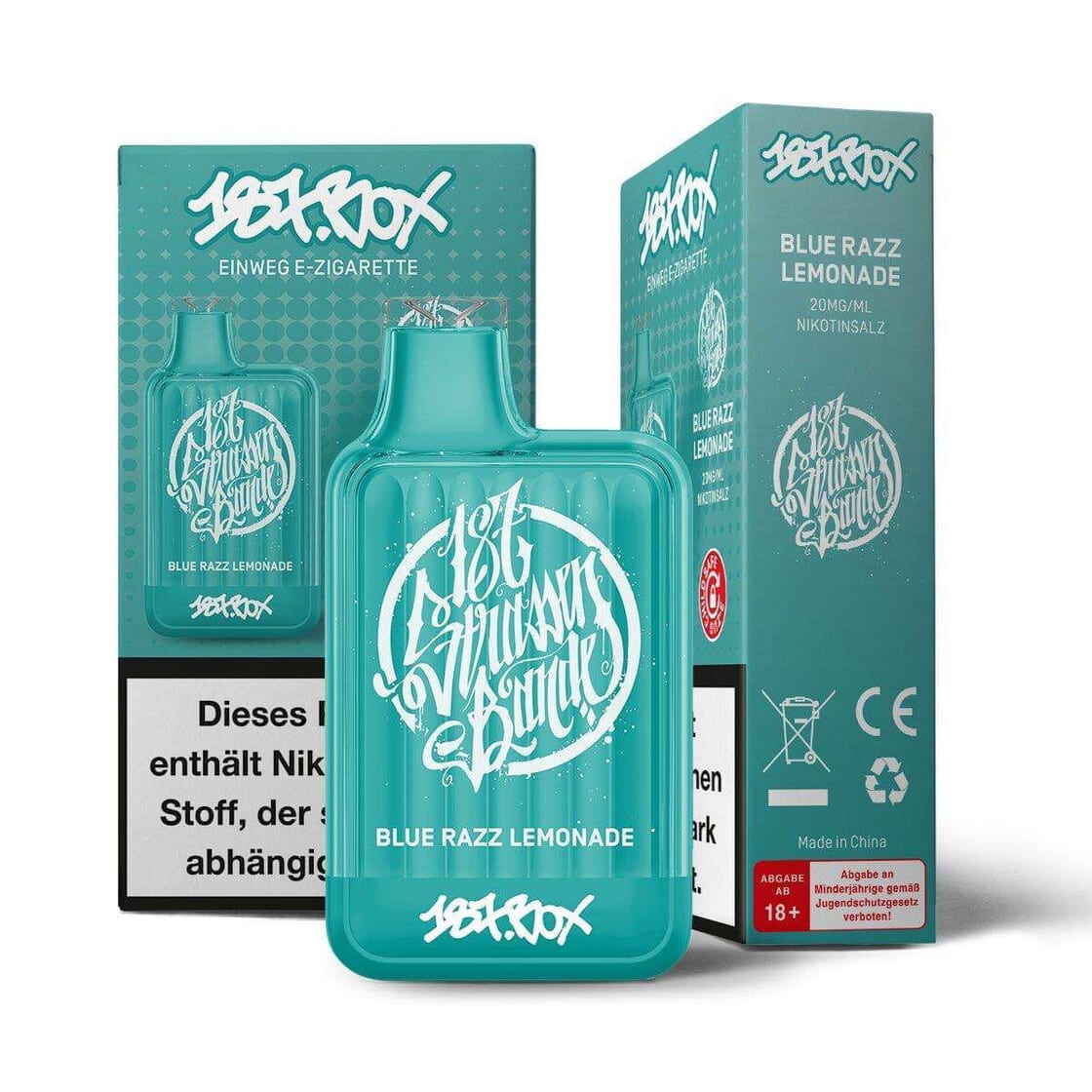187 Strassenbande EShisha 187Box Blue Razz Lemonade 237 Kiosk