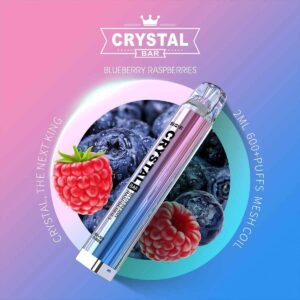 Crystal Bar – Einweg E-Shisha 600 Züge - Blueberry Raspberry