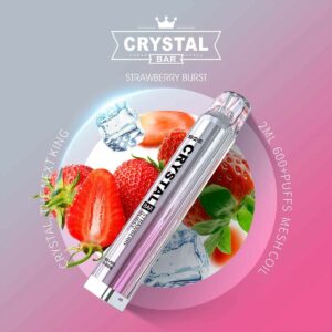 Crystal Bar – Einweg E-Shisha 600 Züge - Strawberry Burst