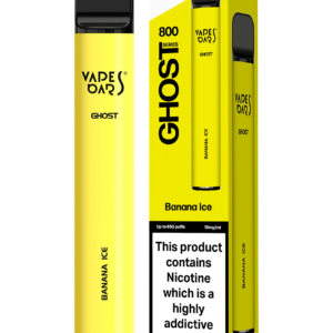 Vape Bar Ghost 800 – Einweg E-Shisha 650 Züge - Banana Ice