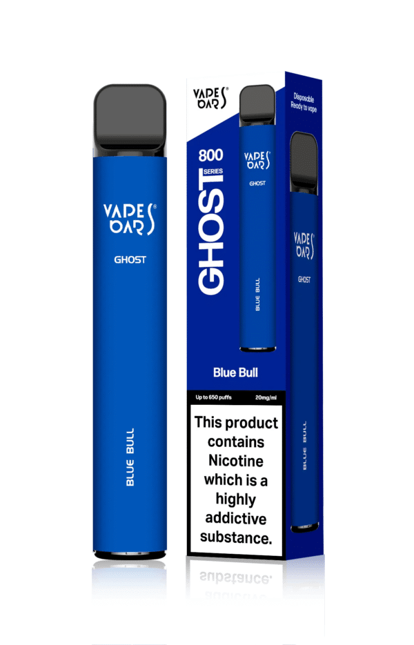 Vape Bar Ghost 800 – Einweg E-Shisha 650 Züge - Blue Bull