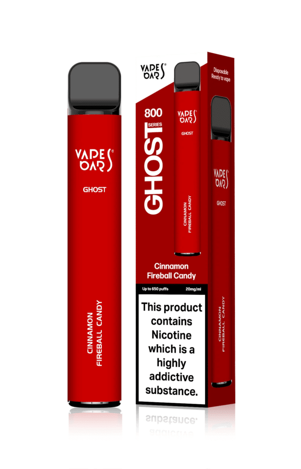 Vape Bar Ghost 800 – Einweg E-Shisha 650 Züge - Cinnamon Fireball Candy