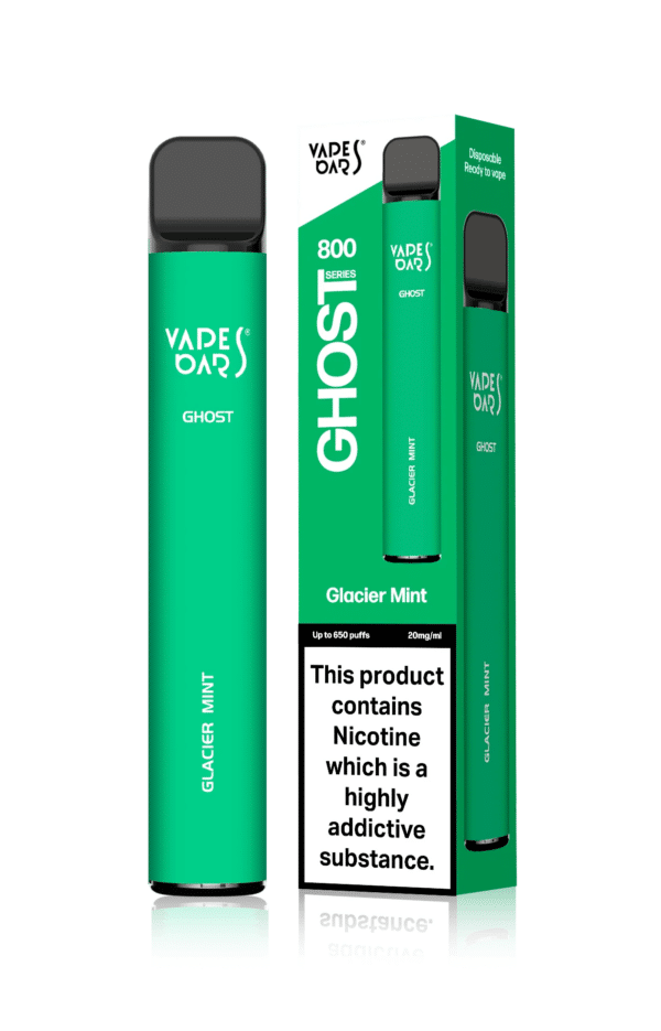Vape Bar Ghost 800 – Einweg E-Shisha 650 Züge - Glacier Mint
