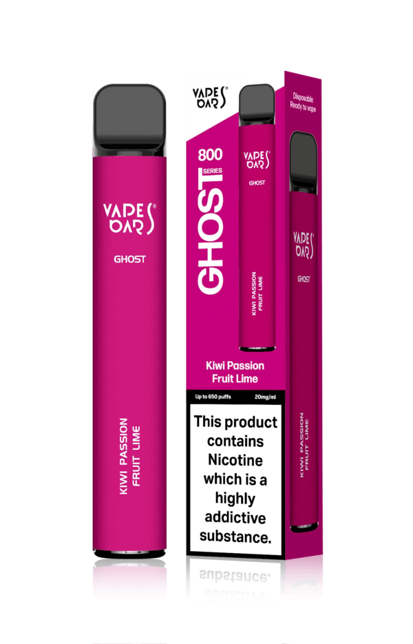 Vape Bar Ghost 800 – Einweg E-Shisha 650 Züge - Kiwi Passion Fruit Lime