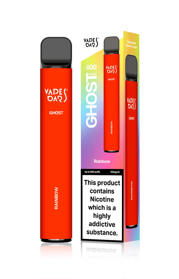 Vape Bar Ghost 800 – Einweg E-Shisha 650 Züge - Rainbow