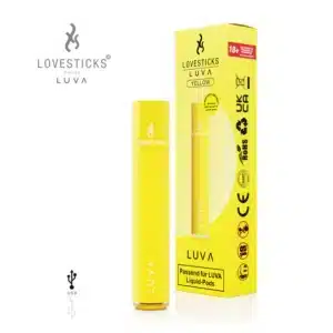 Lovesticks LUVA - Akkuträger Yellow