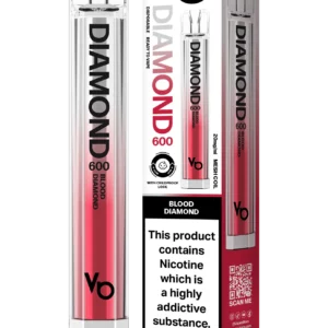 Vapes Bars Diamond 600 – Einweg E-Shisha 600 Züge - Blood Diamond