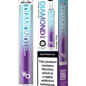 Vapes Bars Diamond 600 – Einweg E-Shisha 600 Züge - Blue Peach Ice