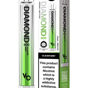 Vapes Bars Diamond 600 – Einweg E-Shisha 600 Züge - Glacier Mint