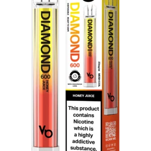 Vapes Bars Diamond 600 – Einweg E-Shisha 600 Züge - Honey Juice