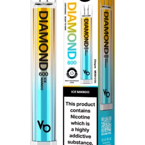 Vapes Bars Diamond 600 – Einweg E-Shisha 600 Züge - Ice Mango