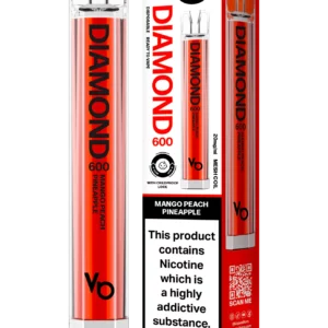 Vapes Bars Diamond 600 – Einweg E-Shisha 600 Züge - Mango Peach Pineapple