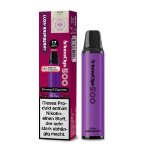 Innocigs 500 – Einweg E-Shisha 600 Züge - Lush Berry