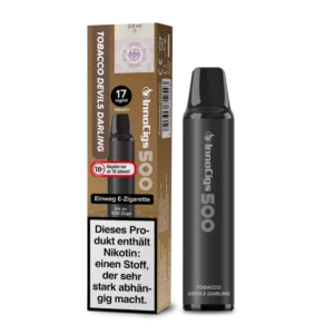 Innocigs 500 – Einweg E-Shisha 600 Züge - Tobacco Devils Darlings