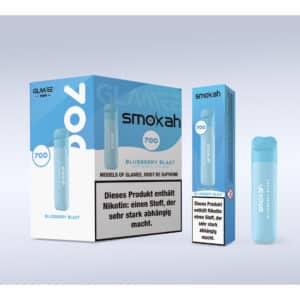 Smokah Glamee – Einweg E-Shisha 600 Züge - Blueberry Blast