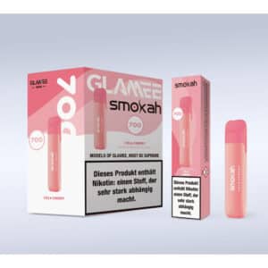 Smokah Glamee – Einweg E-Shisha 600 Züge - Cola Cherry