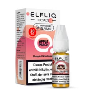 Elf Bar ElfLiq - Liqiud - 20mg - Apple Peach