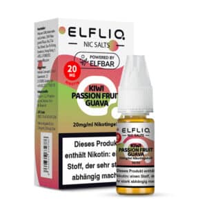 Elf Bar ElfLiq - Liqiud - 20mg - Kiwi Passion Fruit Guava