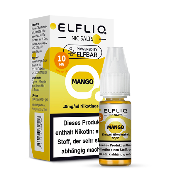 Elf Bar ElfLiq - Liqiud - 10mg - Mango