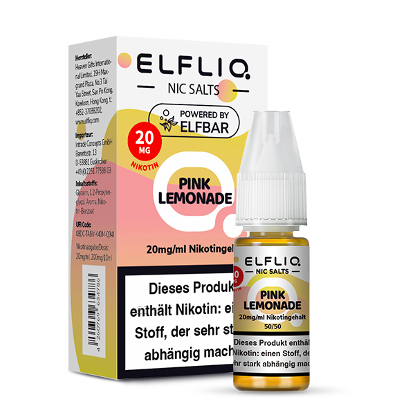 Elf Bar ElfLiq - Liqiud - 20mg - Pink Lemonade