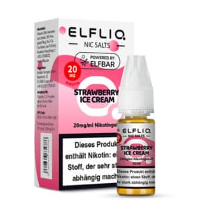 Elf Bar ElfLiq - Liqiud - 20mg - Strawberry Ice Cream