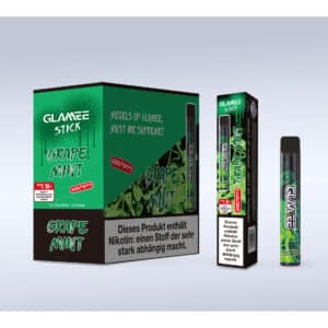 Smokah Glamee – Einweg E-Shisha 600 Züge - Grape Mint