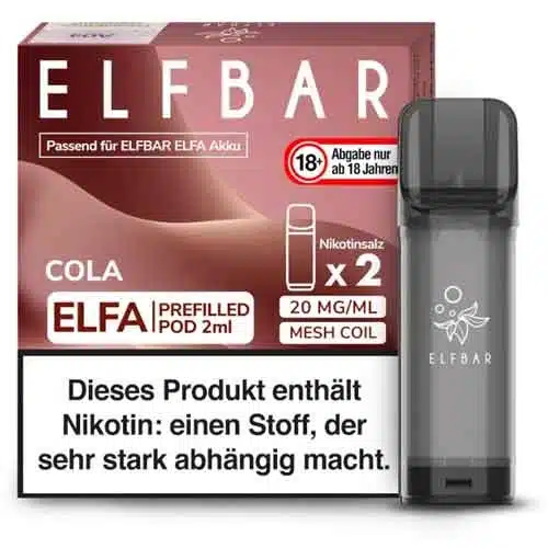 Elf Bar Elfa Cola Pods 2x 600 Züge