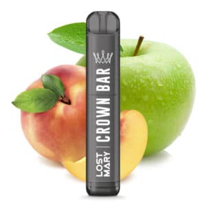 Crown Bar - 600 Züge - Peach Green Apple