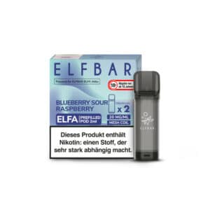 Elf Bar Elfa Blueberry Sour Raspberry 2x 600 Züge