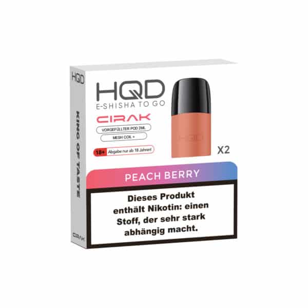 HQD Pod System-CIRAK-POD-Peach-Berry