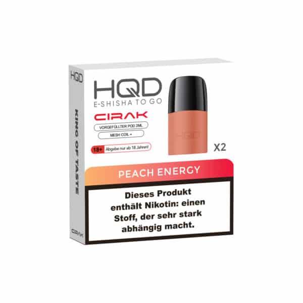 HQD Pod System-CIRAK-POD-Peach Energy