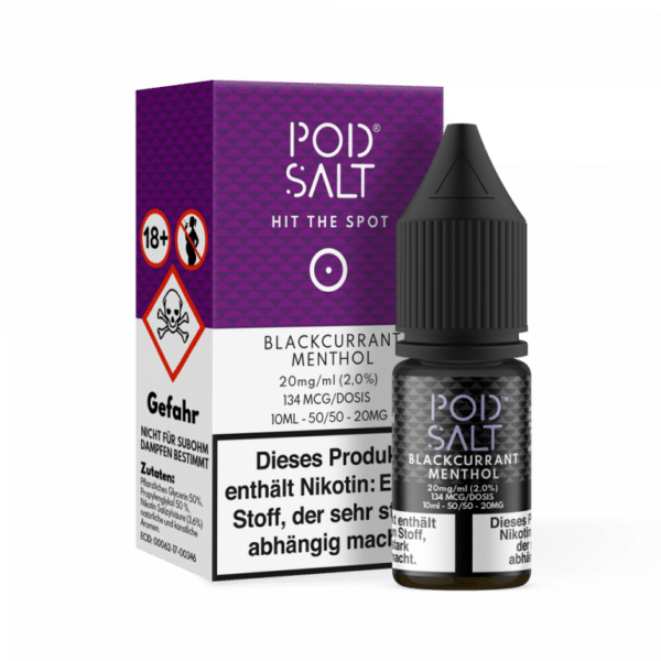 Pod Salt - Blackcurrant Menthol