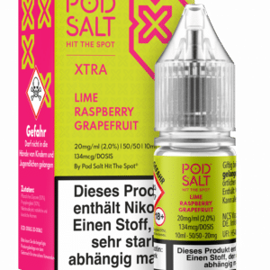 PodSalt Xtra - Lime Grapefruit Raspberry