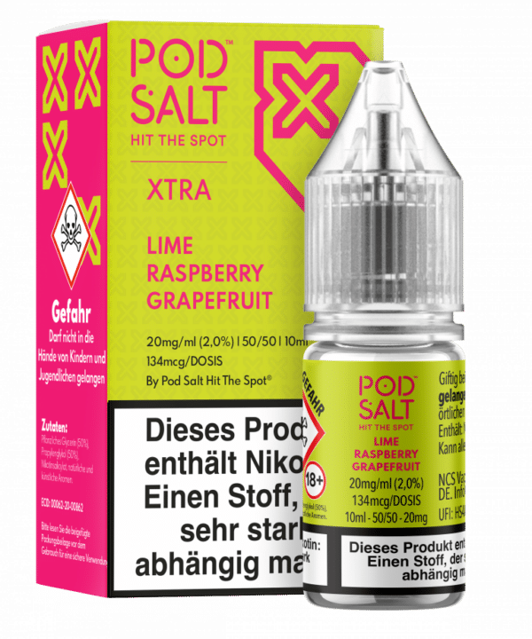 PodSalt Xtra - Lime Grapefruit Raspberry