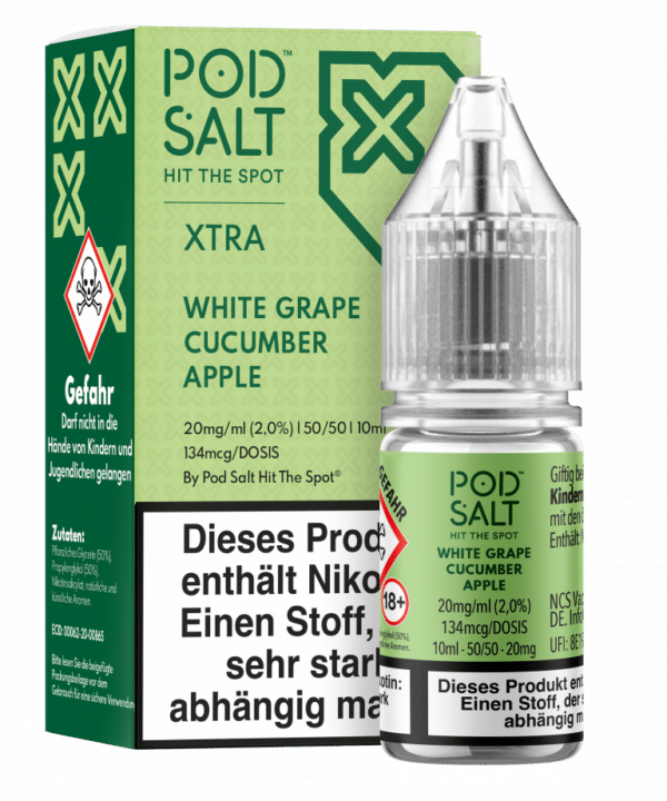 PodSalt Xtra - White Grape Cucumber Apple