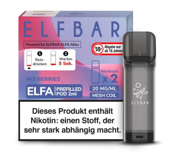 Elf Bar Elfa Mixed Berries 2x 600 Züge