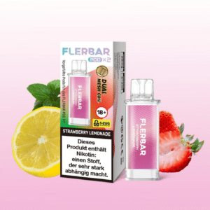 Flerbar Pod 2x 600 Züge Strawberry Lemonade