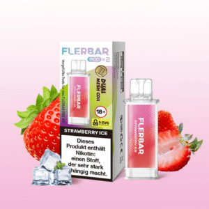 Flerbar Pod 2x 600 Züge Strawberry Ice