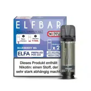 Elf Bar Elfa 2x 600 Züge Blueberry Bubblegum