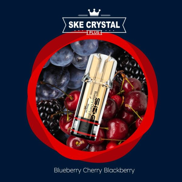Crystal Plus Pod 2x 600 Züge Blueberry Cherry Blackberry